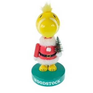 Peanuts Woodstock Nutcracker NEW Holiday Christmas Decor Red Yellow